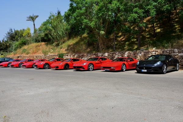 Ferrari Lebanon Gathering at Edde Sands